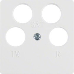 B.SQUARE/K.1 MODULE WHITE PANEL FOR TV SATELLITE SOCKETS 148409