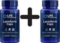 2 X Life Extension Lactoferrin Caps - 60 Caps (999,92 Eur/Kg)