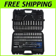 201-Piece Mechanic's Socket Tool Set with Case, SAE & Metric