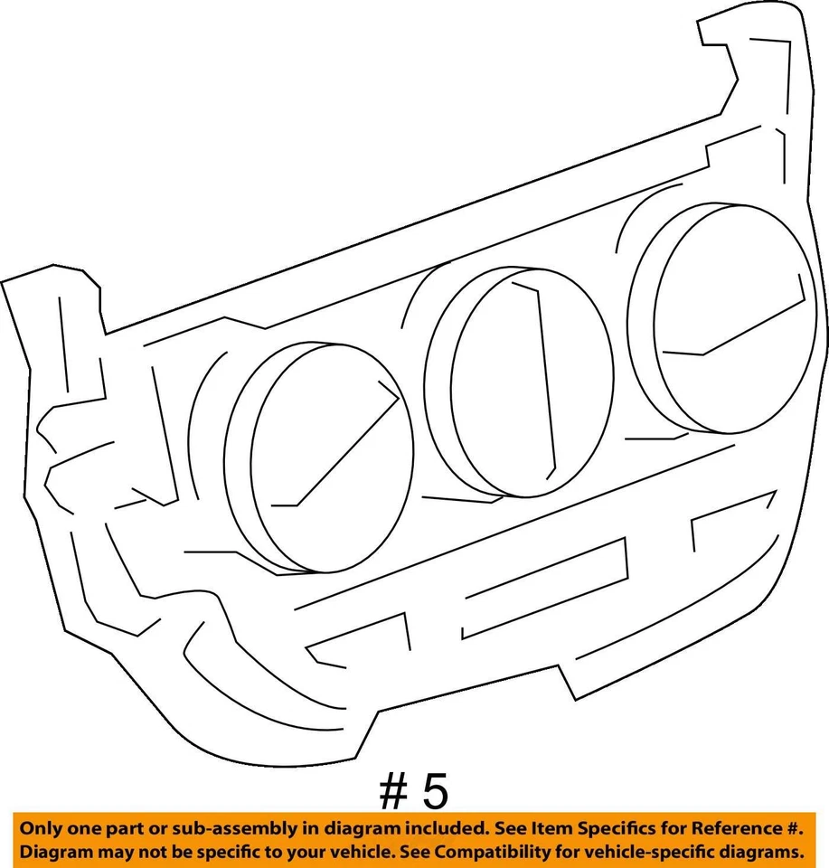 FITS * 2005-2007 BUICK TERRAZA HEATER CONTROL 25783283 - NEW OEM - Image 4 of 4