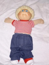 Cabbage Patch Kids Boy Blonde Hair Blue Eyes 1978-1982 Vintage Xavier Roberts