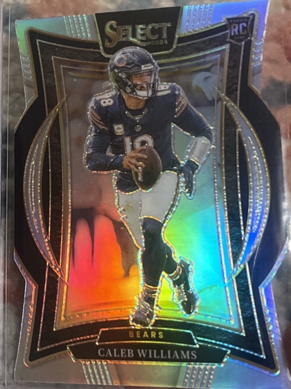 2024 Panini Select - Concourse Caleb Williams #25 Silver Prizm (RC)