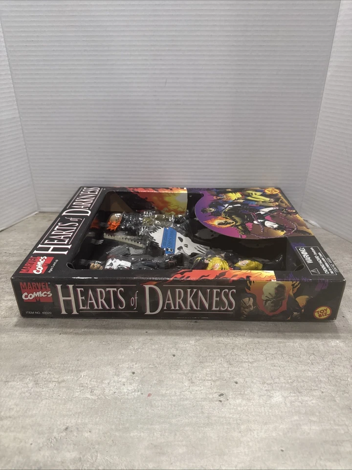 Paquete de 3 Hearts of Darkness 1996 FAO Schwarz ~ Wolverine, Ghost Rider, The Punisher Foto 3 de 4