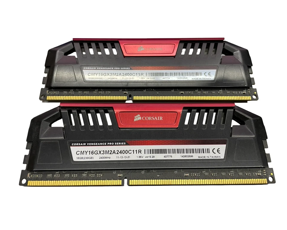 CORSAIR Vengeance Pro 16GB (2 x 8GB) DDR3 2400MHz CMY16GX3M2A2400C11R *SE - Image 2 of 2