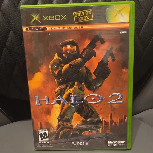 Halo 2 (Xbox, 2004) w/ Manual TESTED & Working