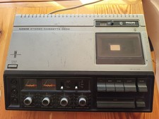 Philips Registratore a Cassette Vintage N2508 Stereo Cassette Deck, Funzionante