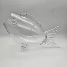 Vintage Blown Glass Fish Bowl Blenko-Style