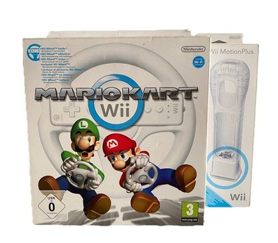 NINTENDO WII MARIO KART BOXED Sealed & Wii Motion Plus Sealed Bundle Sammler