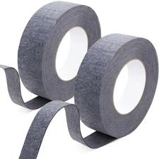 Buryeah 2 Rolls 1/4 Inch x 17 ft Multipurpose Felt Weatherstrip Seal Felt Str...