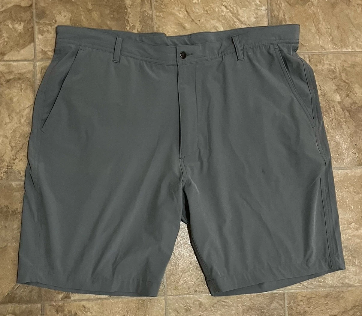 Footjoy FJ Shorts Mens 40 Gray Lightweight Golf Performance Stretch Logo Outdoor