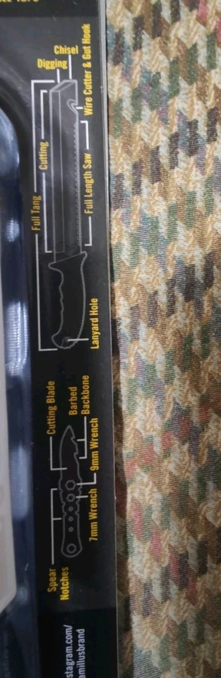 Camillus 钛粘合食肉动物 X 带鞘带修剪刀 — 第 3/4 张图片