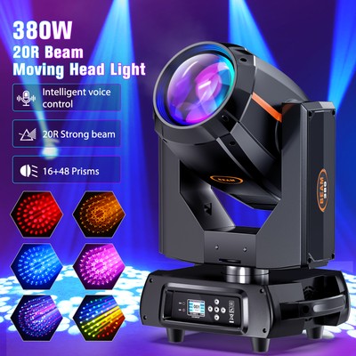 380W Beam Moving Head Light Rainbow Stage Effect Lighting DJ Bar Stage DMX Show