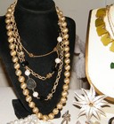 Vintage 23Pc MANY DESIGNER COSTUME JEWELRY LOT Marvella-Essex-Lisner-C Trifari — photo 3