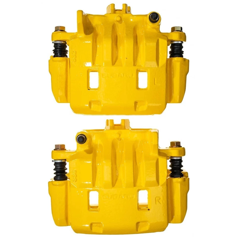 Juego de pinzas de freno delanteras S7084YLW Powerstop 2 ruedas para Toyota 86 Subaru BRZ Foto 4 de 4