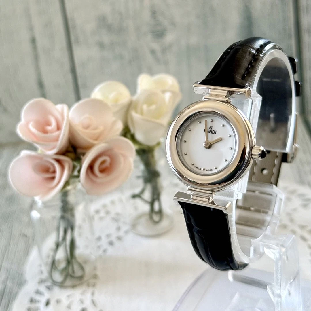 Orologio Fendi 320L Analogico Quarzo Donna Raro Conchiglia Donna Vintage 650543659