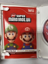 New Super Mario Bros. Wii Nintendo Wii Tested Working With Manual.