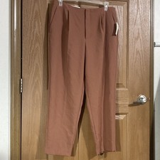 Size 14 A New Day Women's Tapered High Rise Ankle Length Tailored Trousers