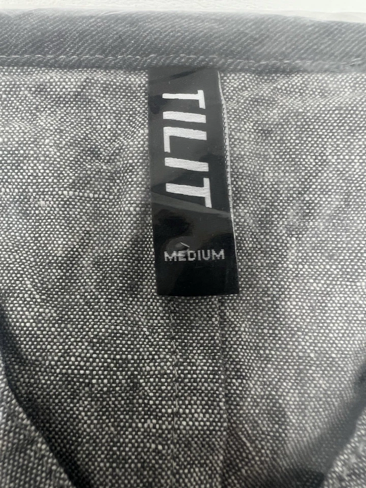 TILIT Men's Recyled Chef Coat Gray NWT sz M - Image 3 of 4