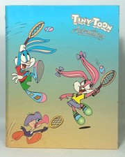 WARNER Bros 1990 LOONEY TUNES TINY TOON ADVENTURES 2 RINGS BINDER GREEK SKAG D