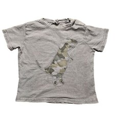 Mignon Bébé T-Shirt De Zara Taille 12-18M 86 Camouflage Dino
