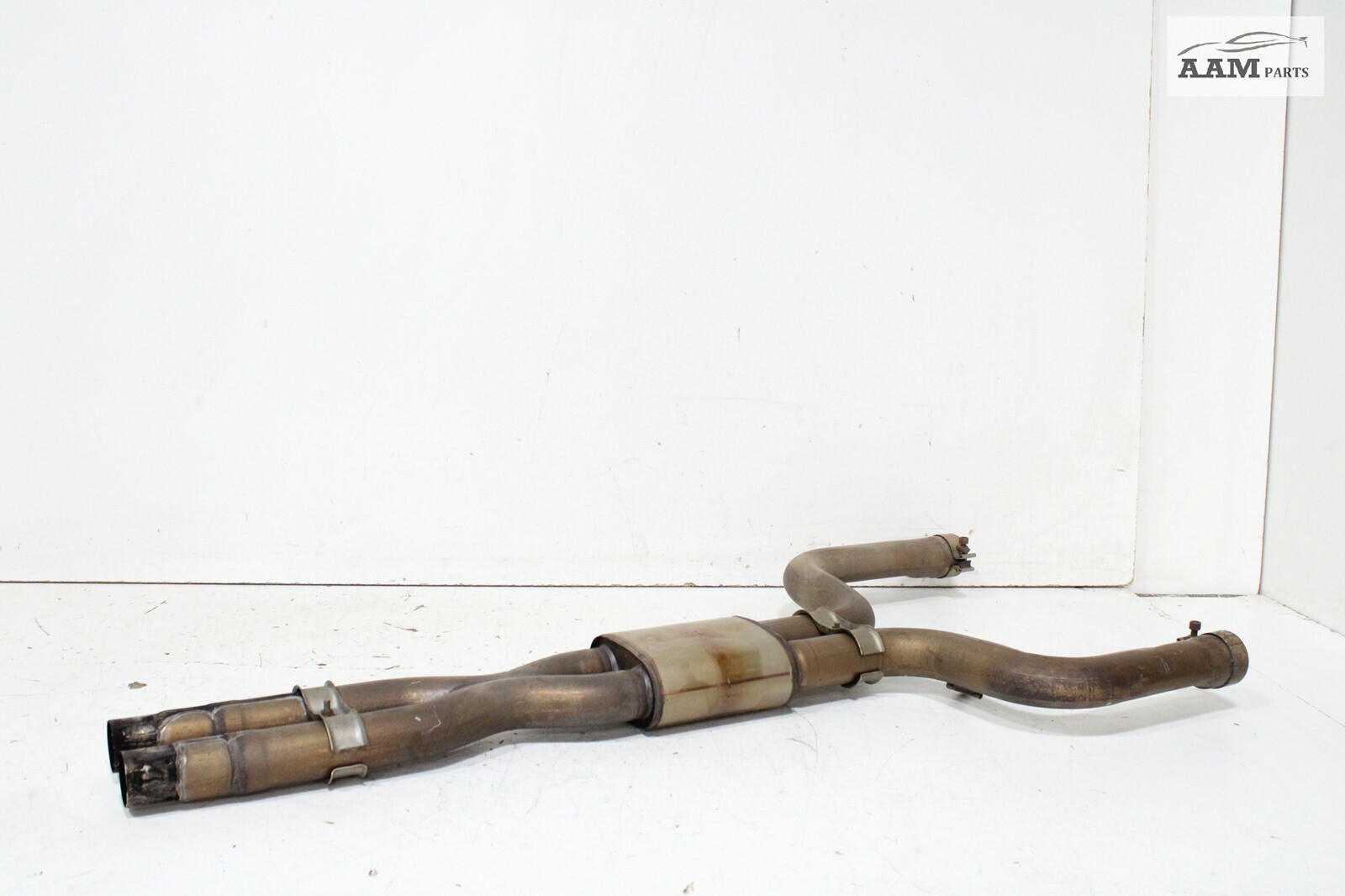 2014-2019 MASERATI GHIBLI M157 3.0 EXHAUST SYSTEM CENTER RESONATOR PIPE TUBE OEM