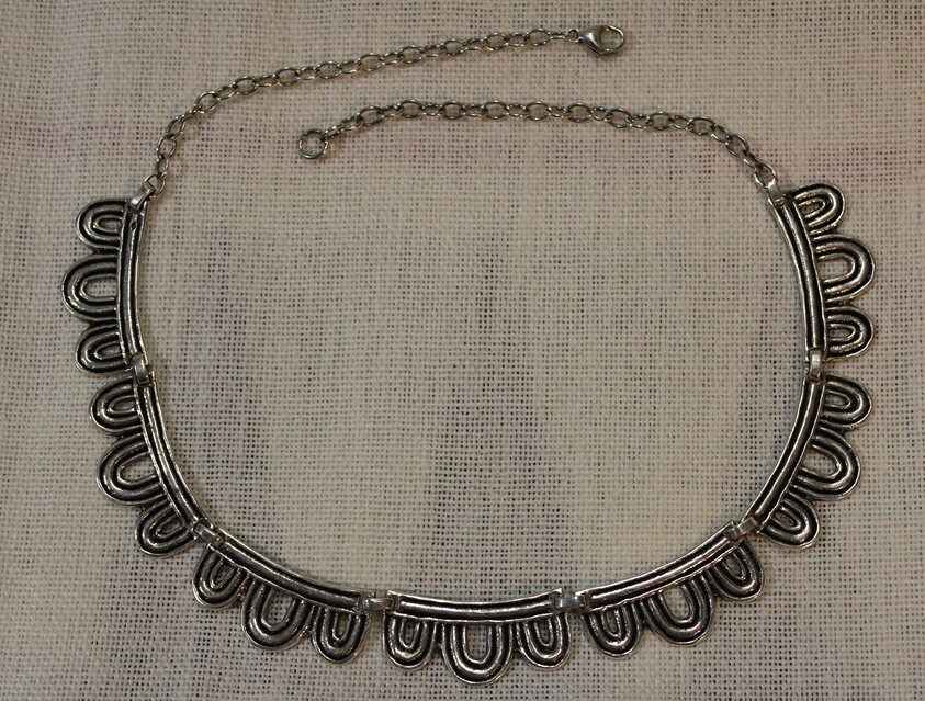 Collier TOULHOAT En Argent Massif – Motif Draperie Celtique, Style Bretagne