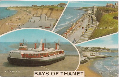 Standardgröße bedruckt Bays Thanet Multiview Hovercraft Hoverlloyd Spruch Thanet