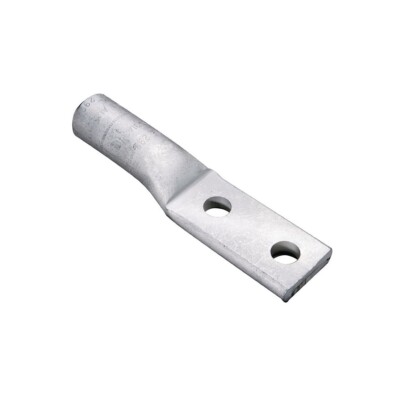 Burndy YA34A3 2-Hole 1/2'' Stud 500 MCM Aluminum Compression Lug Pink