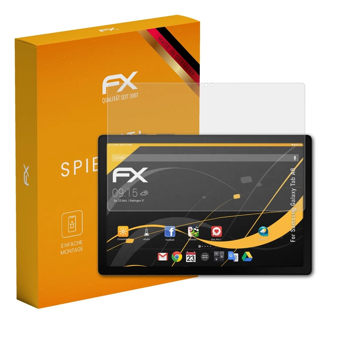 AtFoliX 2x Screen Protector for Samsung Galaxy Tab A8 Screen Protector Matte & Shockproof