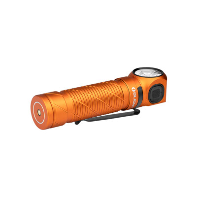 Olight Perun 3 Orange Headlamp 3000 Lu Cool White Light & Red