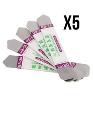 5PC Stainless Steel Blade Soft Thin Pry Spudger Phone Tablet Screen Battery Open