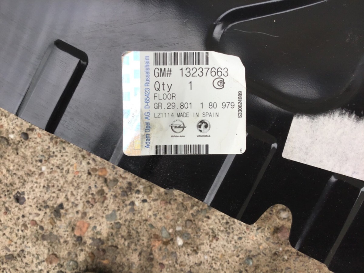 VAUXHALL CORSA D 2006-14 REAR BOOT FLOOR 13237663 | eBay 