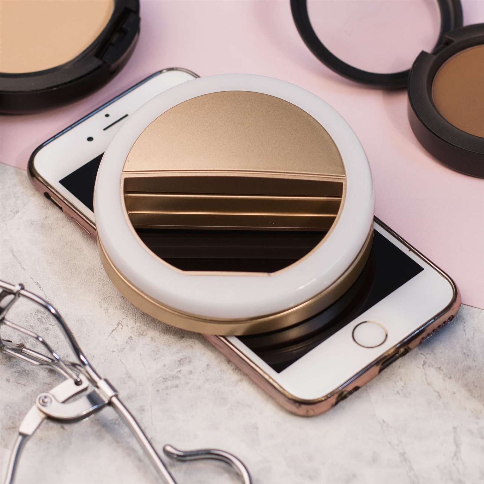 Clip-on Smartphone LED Ring Light