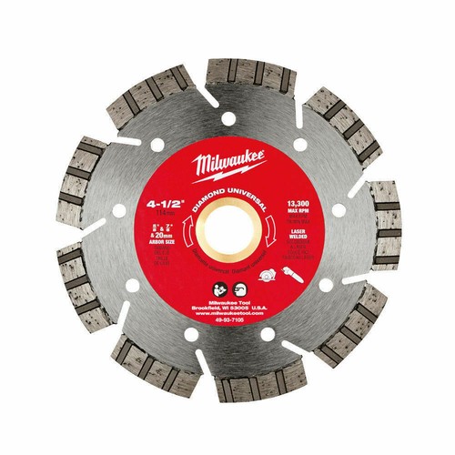 Milwaukee 49-93-7105 4-1/2 in. Diamond Universal Segmented-Turbo Saw Blade - Picture 2 of 2