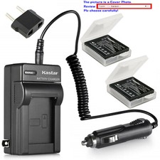 Kastar Battery AC Charger for Ricoh DB-60 DB-65  Ricoh GR Digital III WG-M1