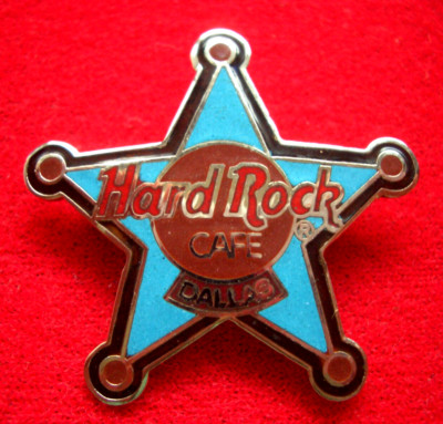 HRC Hard Rock Cafe Dallas Texas Sheriff Star Logo 2 LC