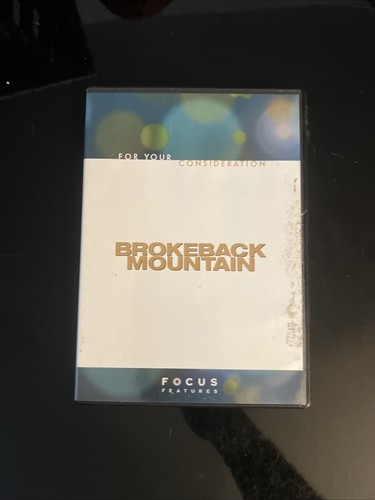 Brokeback Mountain FYC DVD Screener Heath Ledger Jake Gyllenhaal Scratch Free