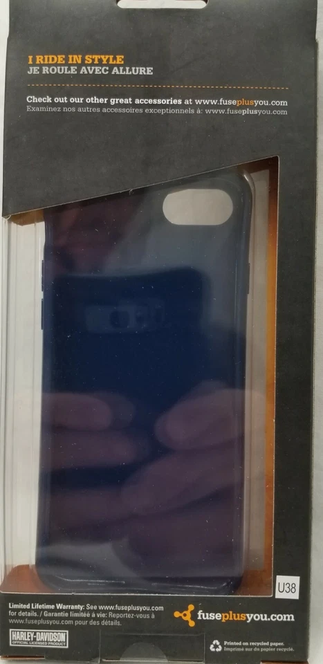 Funda de teléfono celular Harley Davidson con licencia para iPhone 6 6S 7 8 o SE 2ª generación - NUEVA Foto 2 de 2