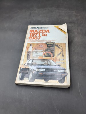 1971-1987 Mazda Rx-4 Rx-3 RX-2 626 323 GLC Cosmo 808 Ship Service Repair Manual