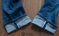 The Unbranded Brand Jeans UB122 Selvedge 11oz Skinny Size 32x30.5  **46g0816p