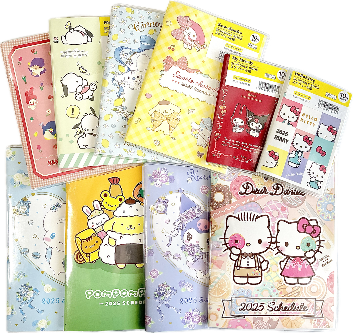 Japan Limited Daiso B6 Sanrio Pompompurin Planner 2025 From Japapn 