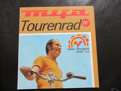 MIFA Tourenrad-Fahrrad DDR Werbe-Prospekt Reklame