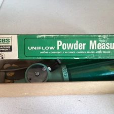 RCBS UNIFLOW POWDER MEASURE - 09001 LARGE CYLINDER - ORIGINAL BOX Reloading