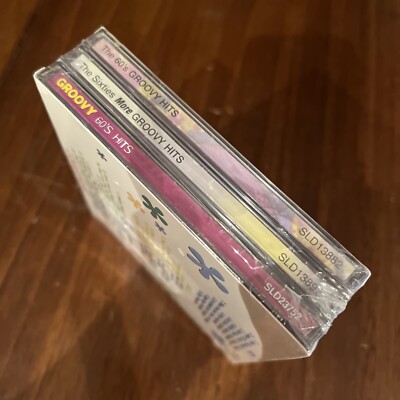 Sixties Groovy Hits CD SET 3 BOXED CDS Various Artists NEW