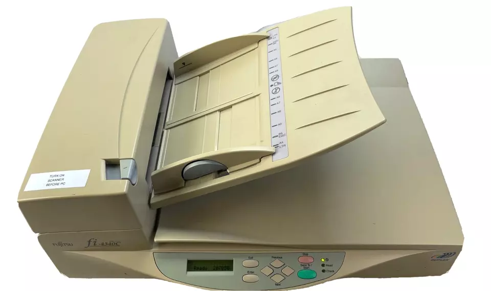 Fujitsu FI-4340C Flatbed Color Duplex Scanner - Image 4 of 4