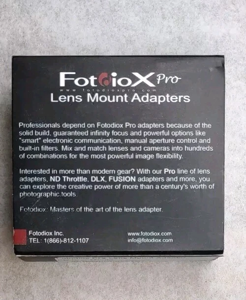 Fotodiox Pro Lens Mount AdapterFD to C-Mount - Image 3 of 4