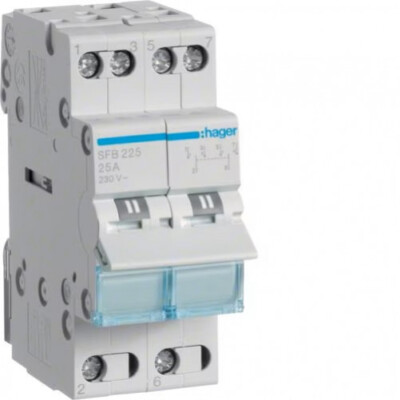 SFB225 SWITCH IO-II VERSORGUNG UNTEN 2P 25A 