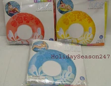 INTEX TUBE CLEAR COLOR Float Water Swimming Pool Lake Raft Tube Flotation Device