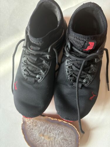 Puma Pacer Future Marbleized Boys Training Black Athletic Shoes Youth Size 6c Mo