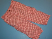 Gymboree girls VTG "FRESHLY PICKED" 2T PANTS...ORANGE CHECKED...2005 TAG